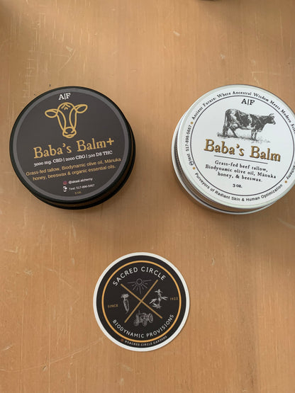 Baba’s Balm+ - 3000mg CBD / 2000mg CBG (2oz)
